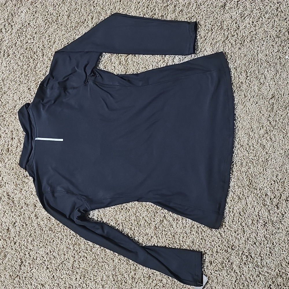 NWT New Balance NB Heat Anticipate Asymmetrical Pullover Large Black Quarter Zip - Picture 5 of 6